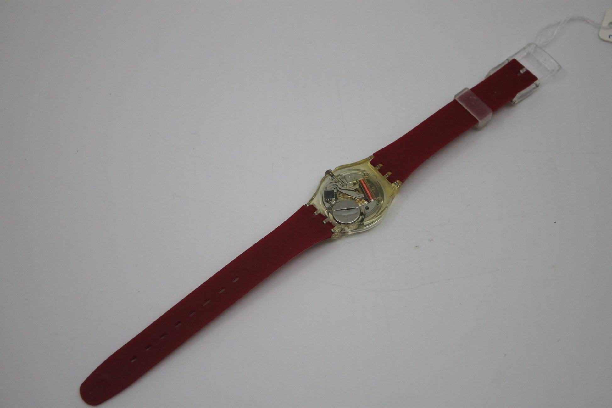 1992, Vintage ladies Swatch, 'Rote-Lei' LK128,New Old Stock, Never Worn, Brand New strap
