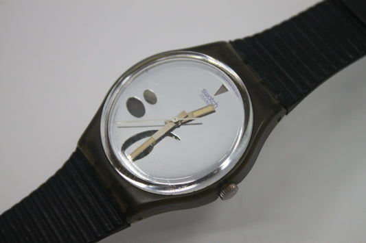 1991, Vintage Gents Swatch, 'High Beam' GM107, Nice, Worn Condition, working 100%, Original Strap