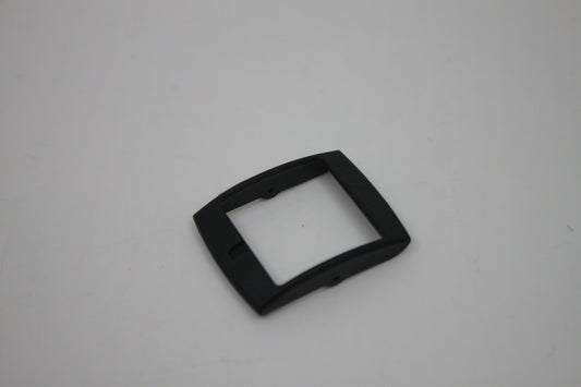 1990s, Vintage Original Swatch Buckle ONLY, for NEW GENTS, Translucent Solid Black, Inside width 20mm