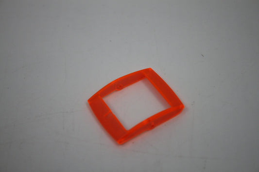1990s, Vintage Original Swatch Buckle ONLY, for NEW GENTS, Translucent Translucent Orange, Inside width 20mm