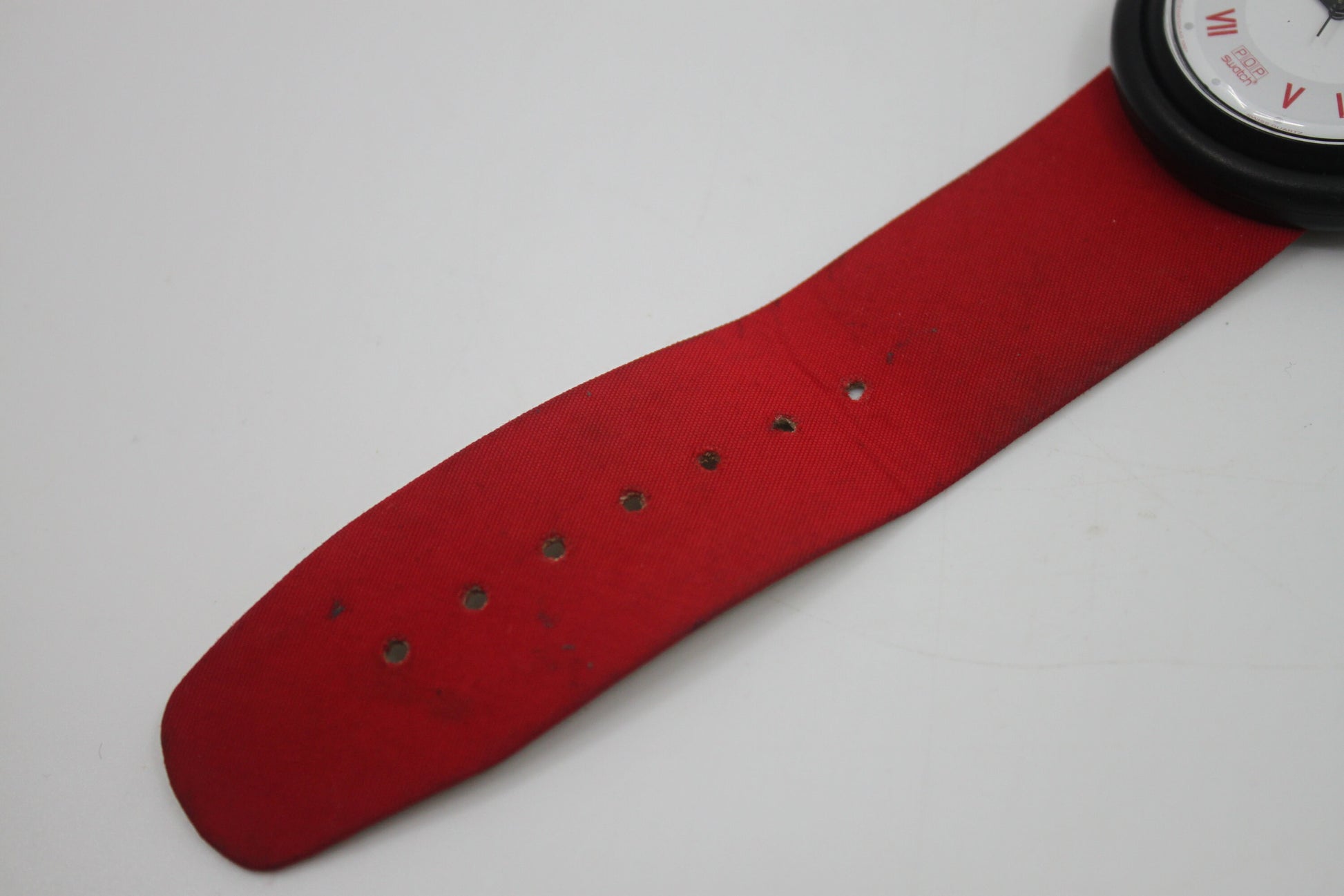 1992, Swatch, PopSwatch, 'Tibet', PWB170, good, used condition, working 100%, with original strap