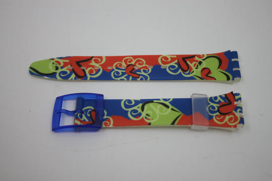 1998, Vintage Swatch Strap, 'Love Bite', GN176D, Valentines, New Old Stock