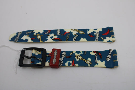 Vintage Gents Swatch GZ700, 'LOOK' 1996 17mm Plastic Strap, USED
