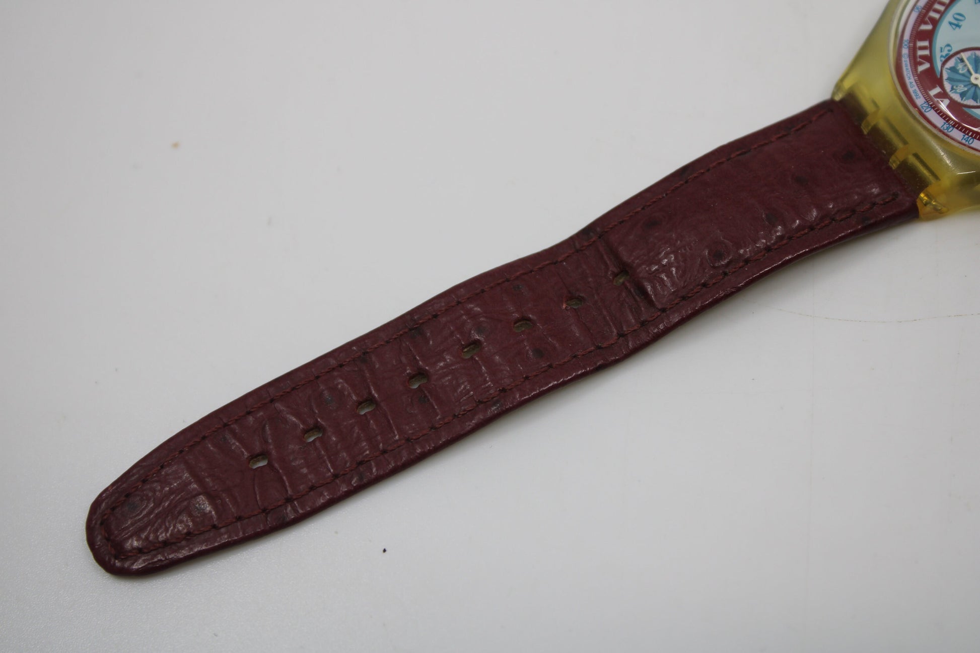 1993 Vintage Swatch Chrono 'Windmill' SCK103, in a NICE, used condition, clock working 100%, Original Strap