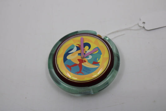1994, Vintage Pop Swatch, 'The Woodleaker', PWV102, watch + ring, NO strap, good condition, working 100%