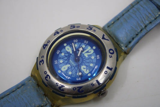 1994 Vintage Swatch Scuba 'Lunaire' SDK113, in a used, good condition, working 100%, with the original strap