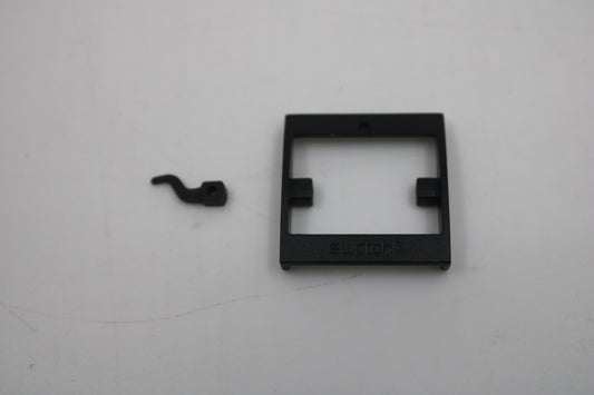 1990s, Vintage Original Swatch Buckle ONLY, for SQUARE Swatch only, Solid BLACK