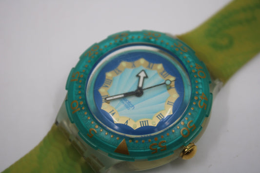 1994, Vintage Swatch Scuba 'Seahorse' SDK119, Good, Used Condition working perfectly