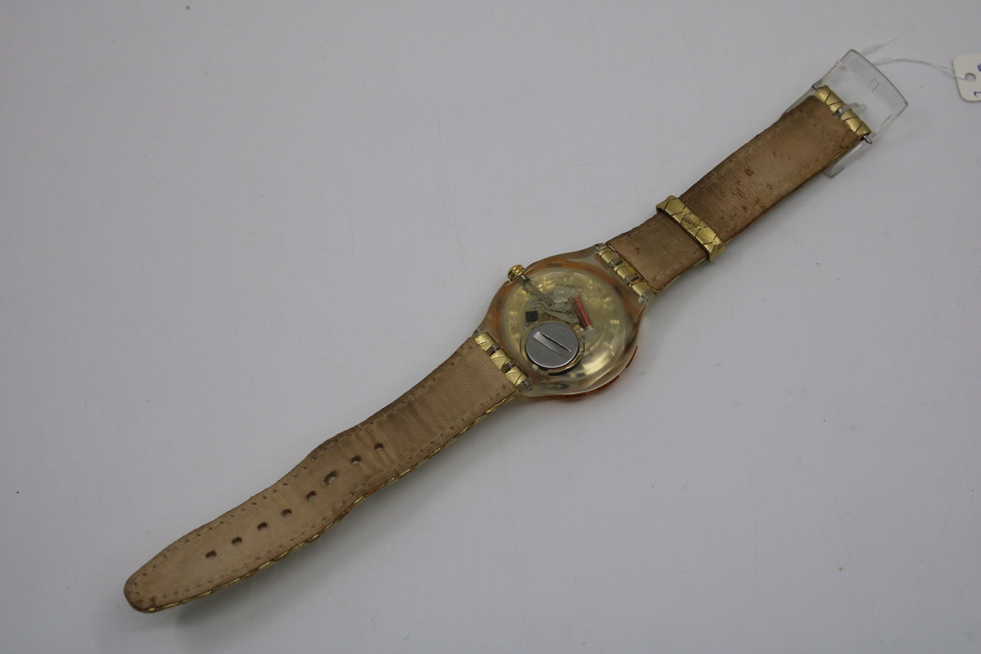 1993 Vintage Swatch Scuba SDK112 'Golden Island' NO box, GOOD, used condition, working 100%