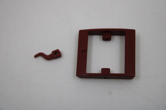 1990s, Vintage Original Swatch Buckle ONLY, for SQUARE Swatch only, Solid BROWN