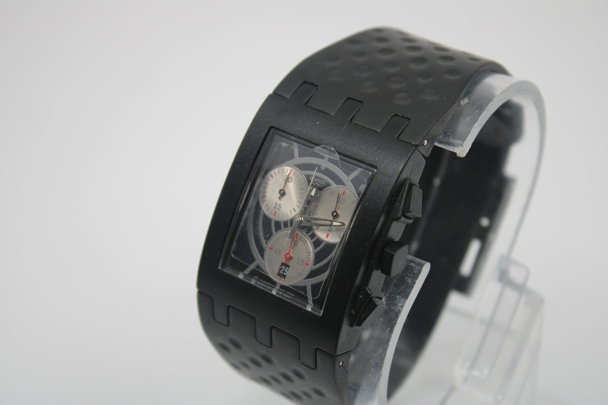2002 Square SUEB400 'Dr.NO', vintage BRAND New, Never Worn, Swatch, Original Box, working 100% New Old Stock