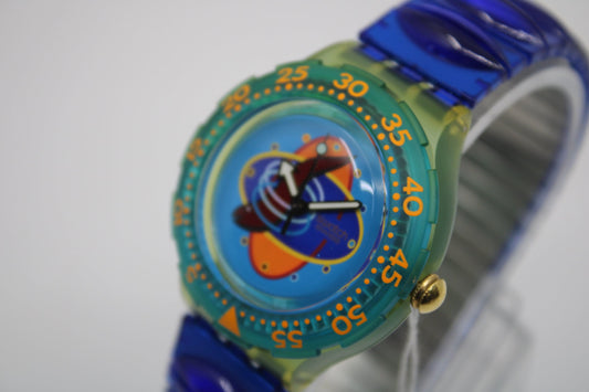 1994, Vintage Swatch Scuba 'UnderPressure', Under Pressure, SDN114, NO Original Box, In New Old Stock Condition, Never Worn working 100%
