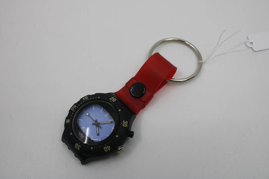 Unique, Vintage Swatch Keychain, SDB900, 1998, 'Screenbump', made from recycled, NON-working Scuba Swatch watch