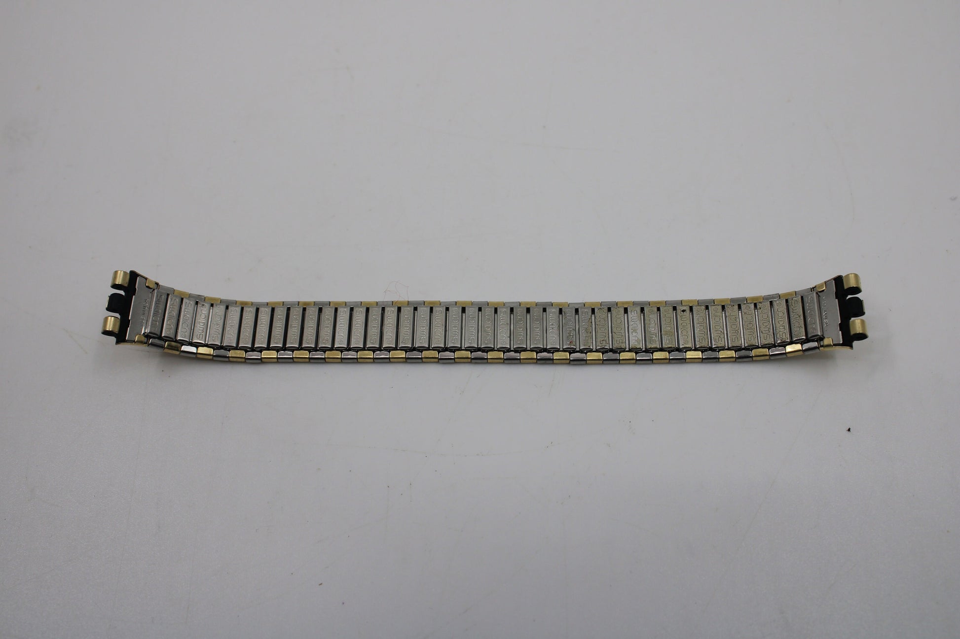 1991, Vintage Ladies Flexi Swatch Strap, 'Sevruga', 12mm, LL111, New Old Stock