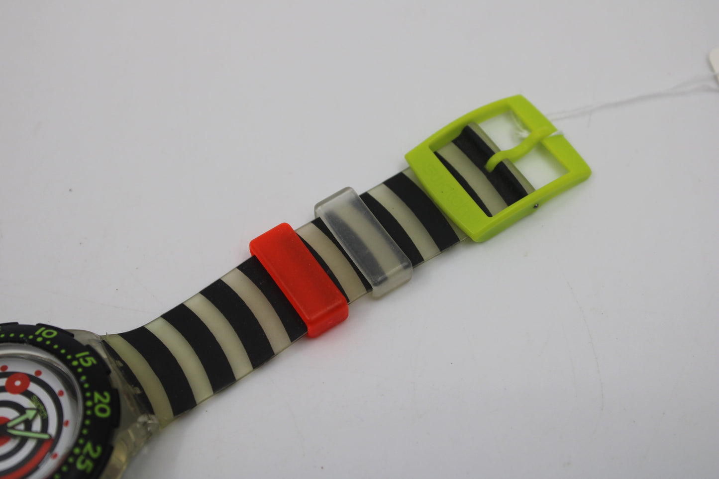 1996 Vintage Swatch Scuba 'Smile' SDK127, MINT, perhaps unused Condition, Working 100%, Original Strap