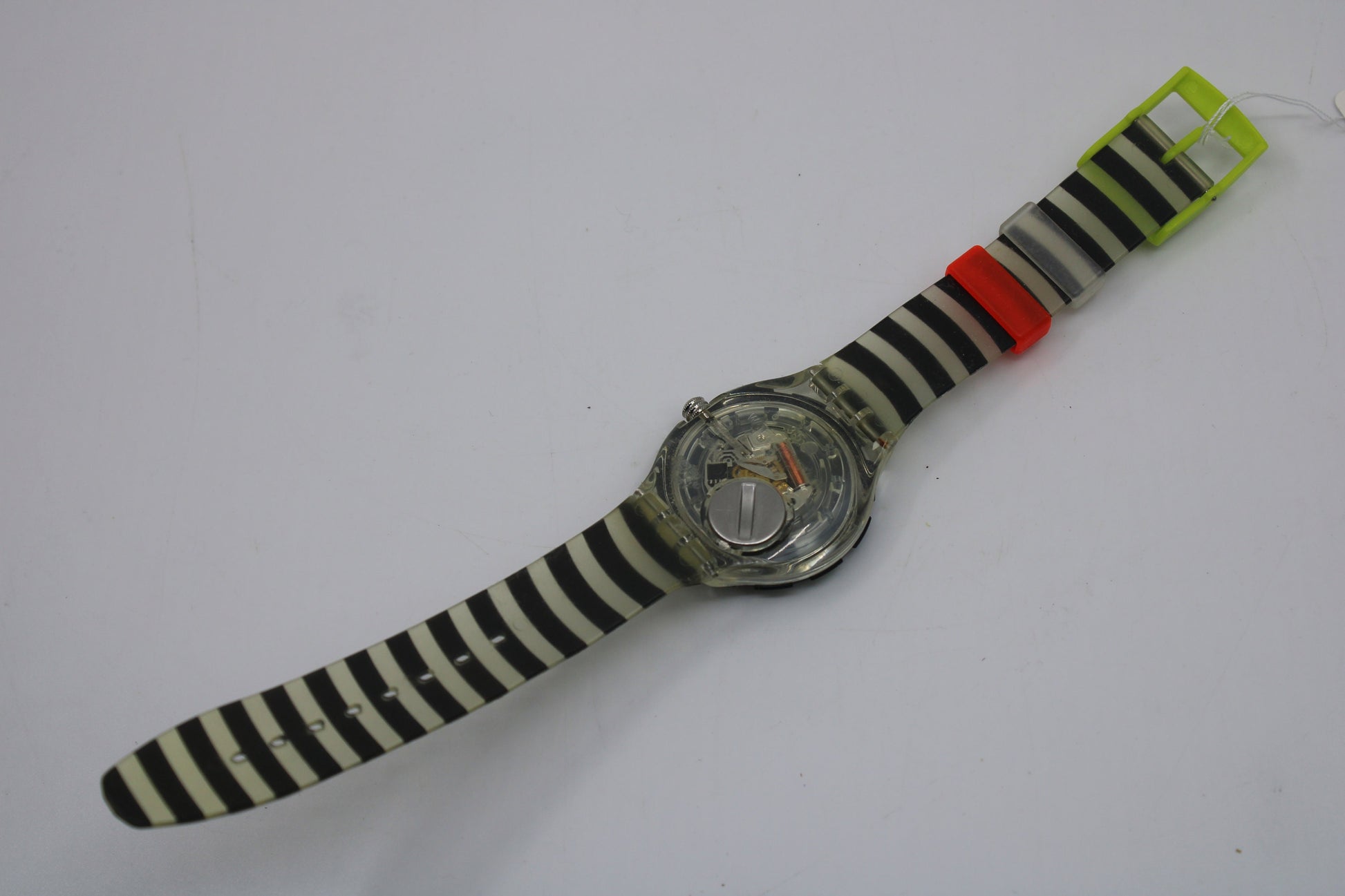 1996 Vintage Swatch Scuba 'Smile' SDK127, MINT, perhaps unused Condition, Working 100%, Original Strap