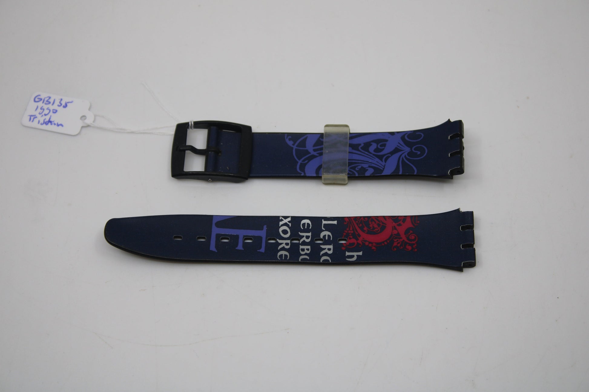 1990, Vintage Swatch Strap, 'Tristan', GB135, 17mm, Gents, New Old Stock, for display purposes ONLY