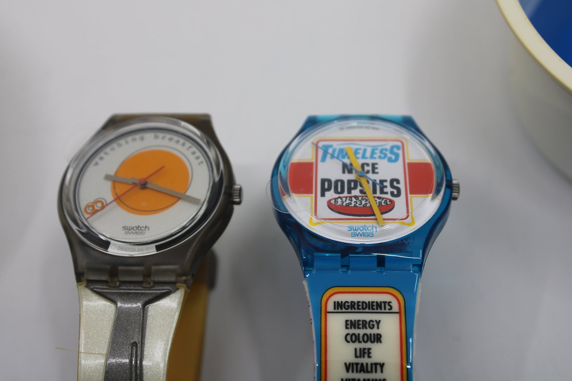 NEW OLD STOCK 1995 Swatch Breakfast Set, GZS13, Sunny Side Up GM135 and Good Morning GN156