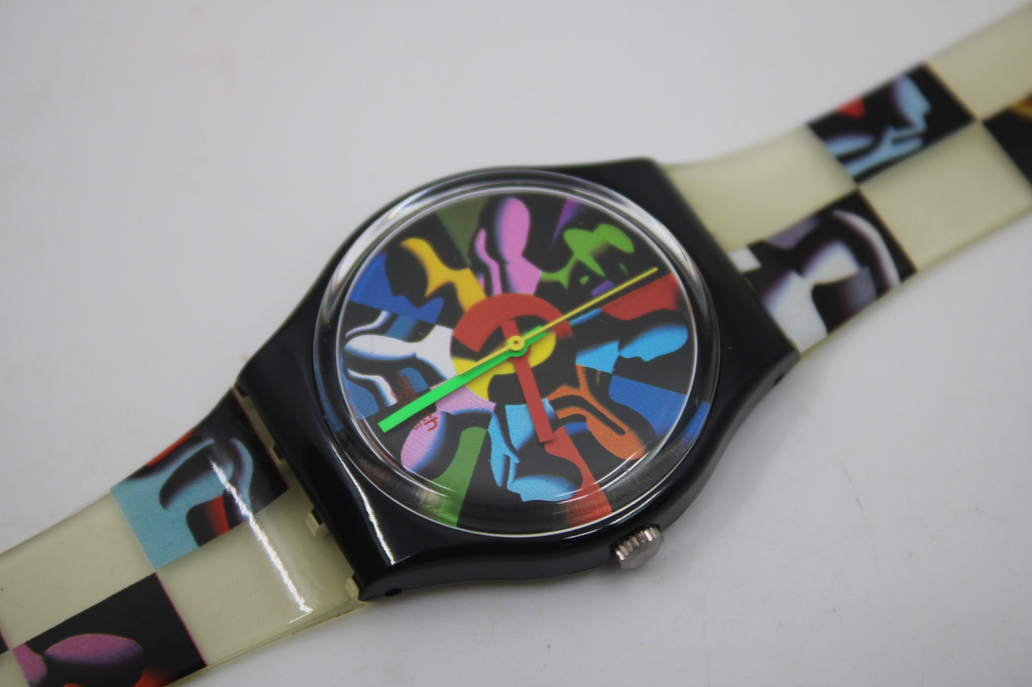 1994 Vintage Gents Swatch 'Twelve Apostles' GB156, NEW OLD STOCK, Never Worn, working 100% with original strap