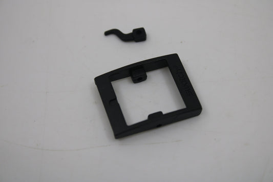 1990s, Vintage Original Swatch Buckle ONLY, for SQUARE Swatch only, Solid BLACK
