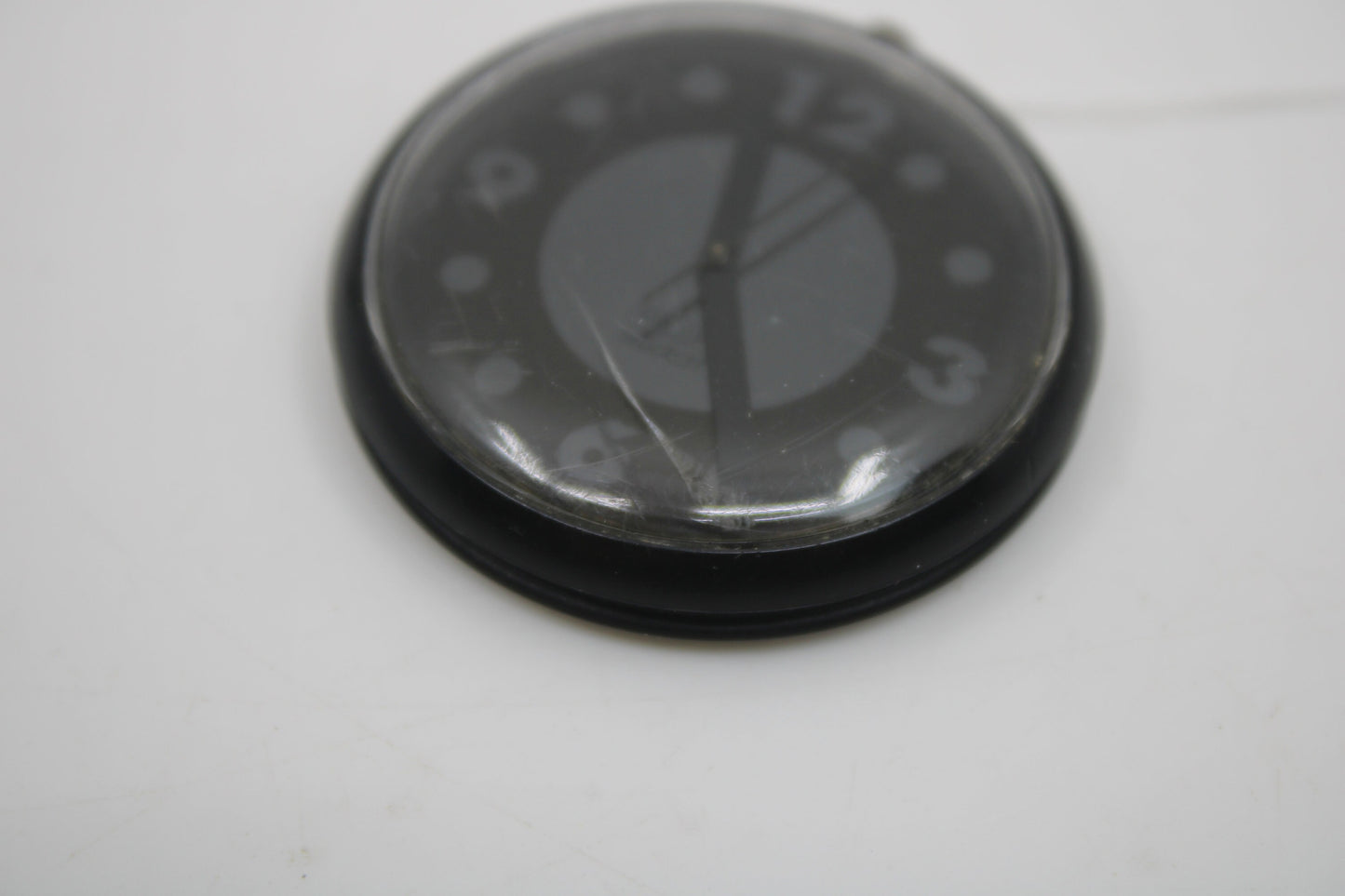 1993, Swatch, PopSwatch, 'Nerissimo', PWB173, NO strap and NO popring, working 100%, CRACK in crystal