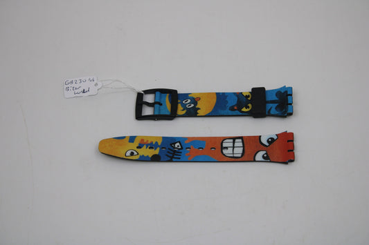 2006, Vintage Swatch Strap, 'Bizar World', GB230, Gents, New Old Stock, 17mm