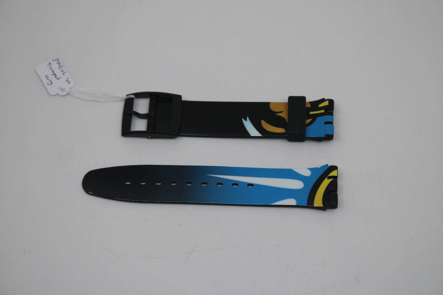 Vintage Swatch Touch Alarm Strap, 'Trumpet King', STAB102, 19mm, NEW OLD STOCK, Never Used, Design By Burton Morris