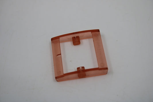1990s, Vintage Original Swatch Buckle ONLY, for SQUARE Swatch only, Translucent ORANGE Pink