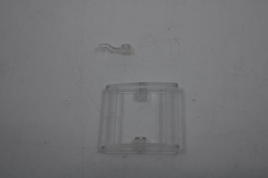 1990s, Vintage Original Swatch Buckle + Pin, for SQUARE Swatch only, Translucent CLEAR