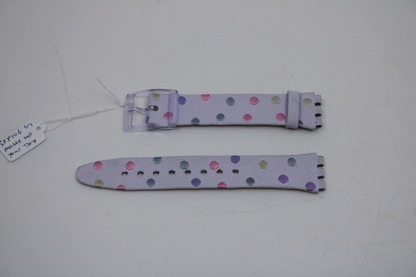 Vintage Swatch Skin Strap, 'Make up your Day', SFP106, New Old Stock, never worn