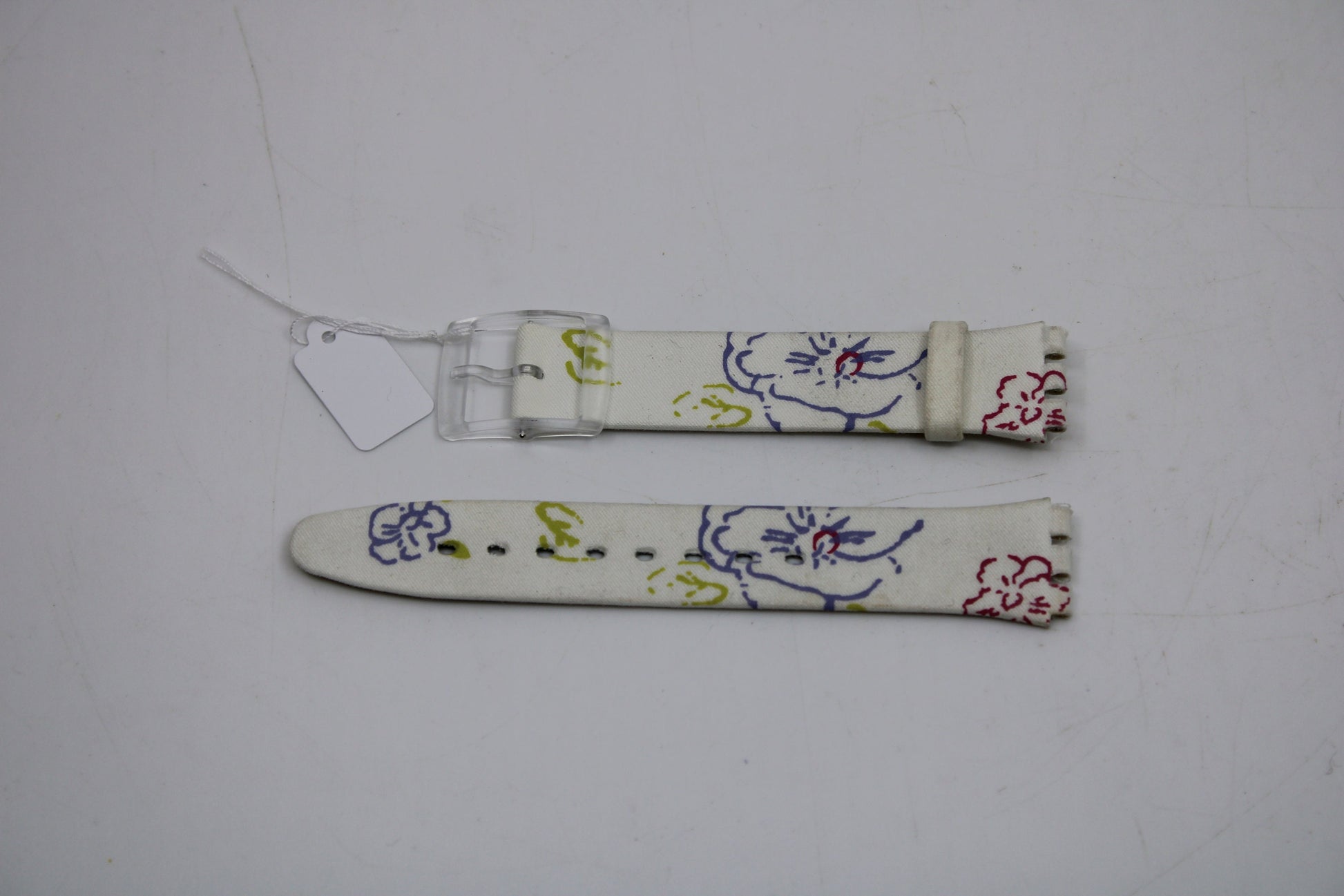 Vintage Swatch Skin Strap, 'Spring Garden', SFK224, New Old Stock, never worn
