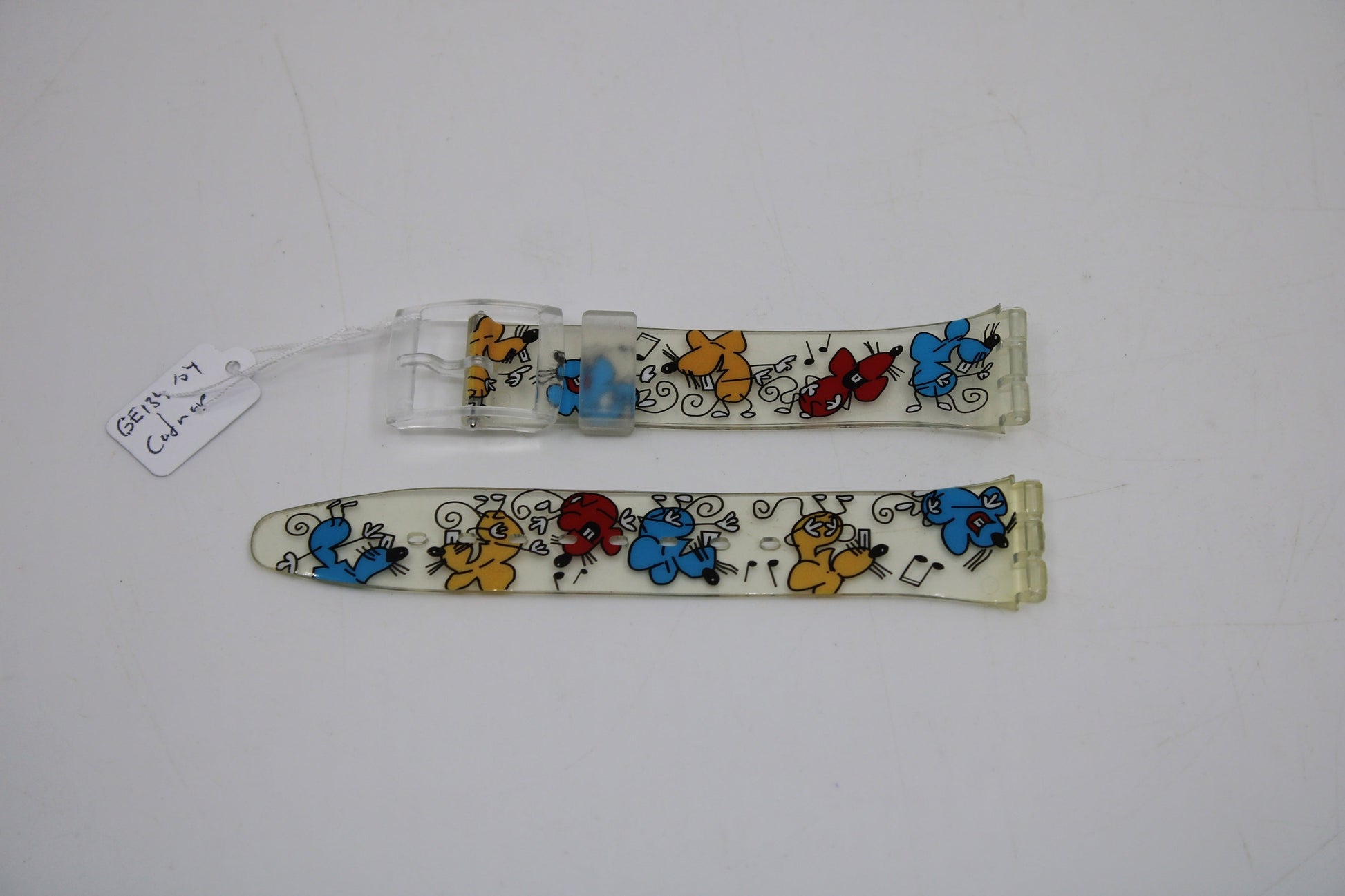 Vintage Swatch Strap, 'Catnap', GE134, 17mm, Gents, New Old Stock