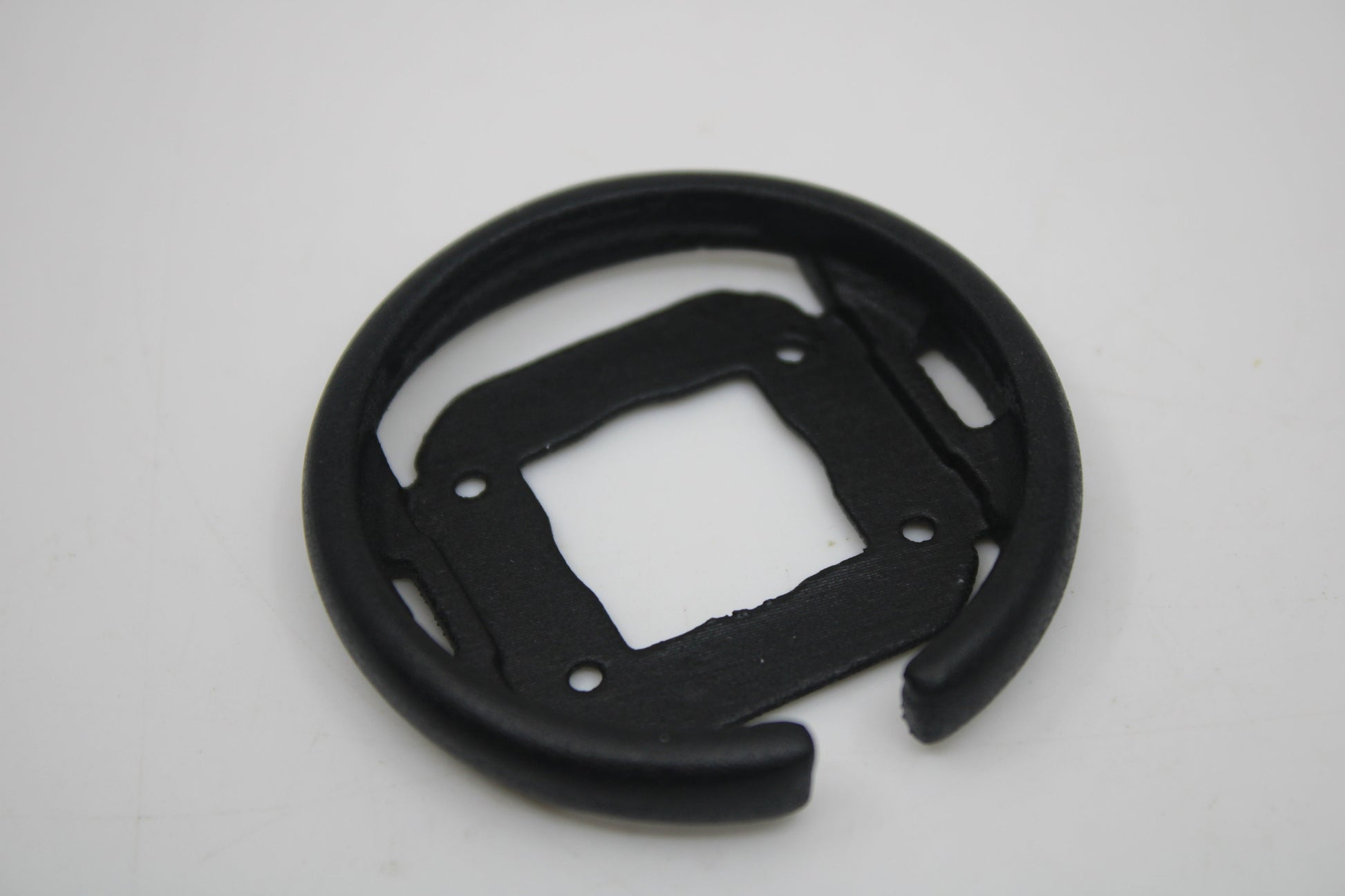 3D Printed Version of Pop Swatch Ring, Brand New unused, Matt Black, Watch NOT included in sale