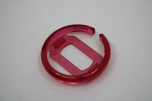 1990s, Vintage Pop Swatch Midi Size Ring, Brand New unused, NEW OLD STOCK, transparant pink