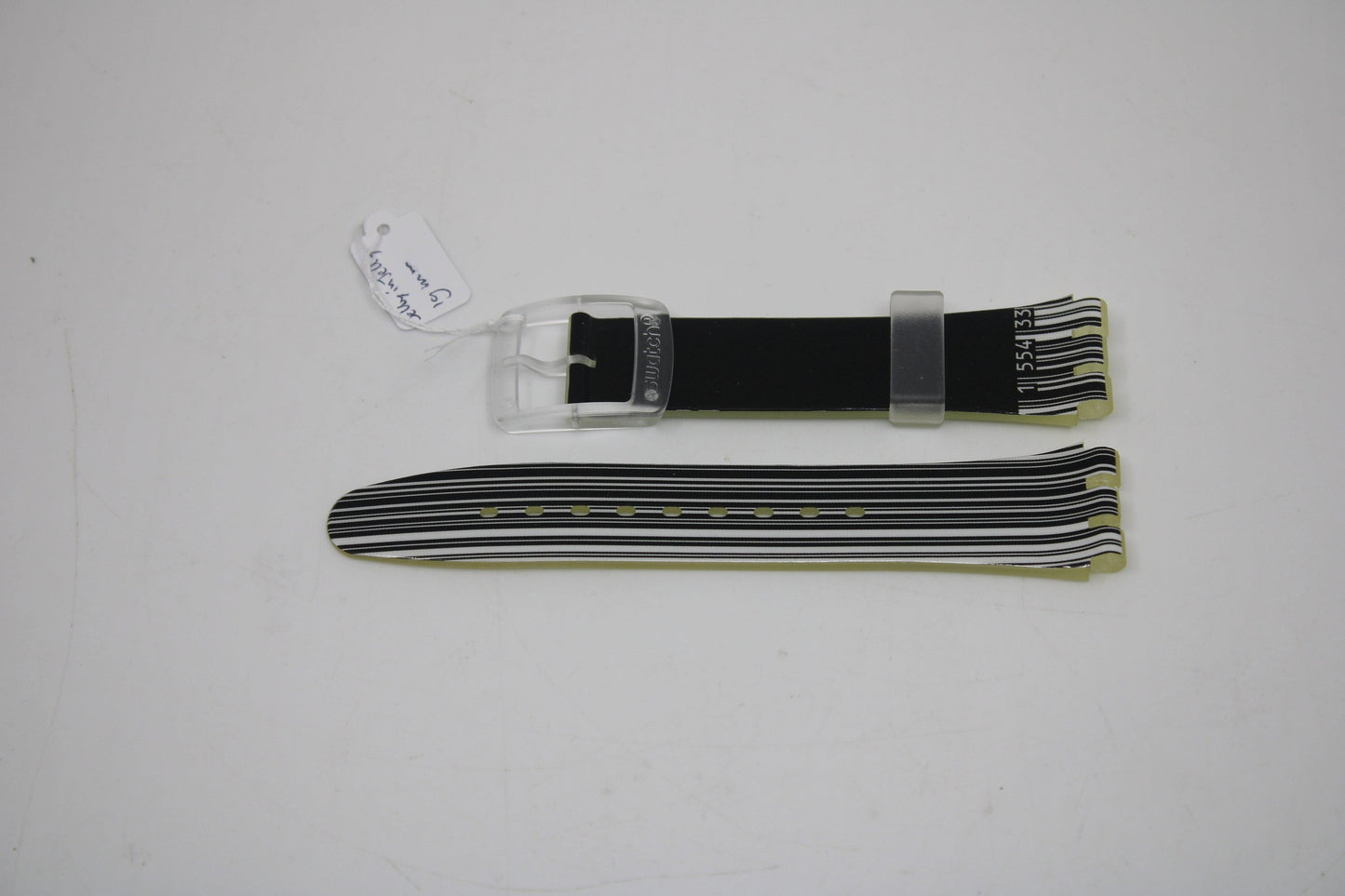 Vintage Swatch 'Jelly in Jelly' Strap, 'Code Barre', SUJK109, 19mm, NEW OLD STOCK, Never Used
