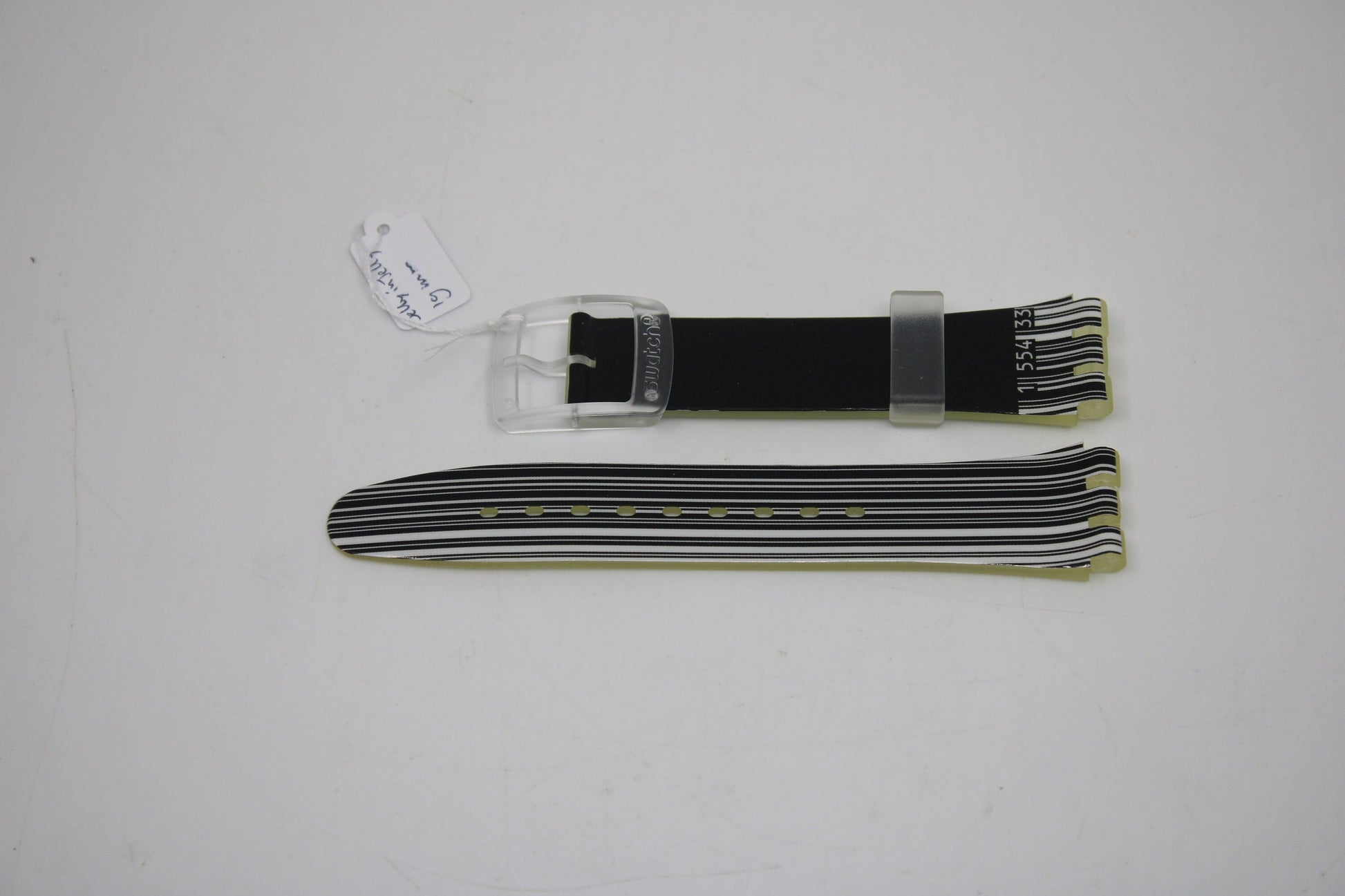 Vintage Swatch 'Jelly in Jelly' Strap, 'Code Barre', SUJK109, 19mm, NEW OLD STOCK, Never Used