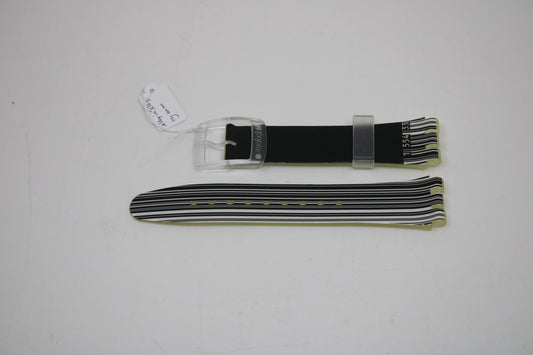 Vintage Swatch 'Jelly in Jelly' Strap, 'Code Barre', SUJK109, 19mm, NEW OLD STOCK, Never Used