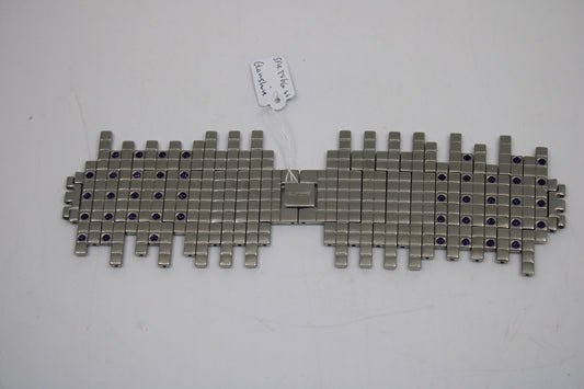 2006, Vintage Skin Swatch Bracelet Strap, 'Glanshine', SFK276G, New Old Stock