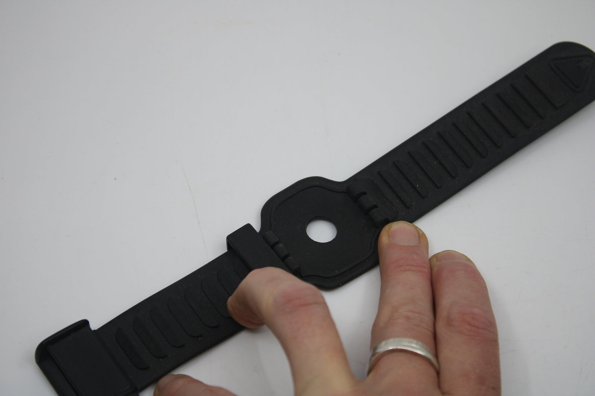 Vintage 19mm Aqua Chrono Swatch Strap, 'Tracking', SBN400, NEW OLD STOCK, Never Used