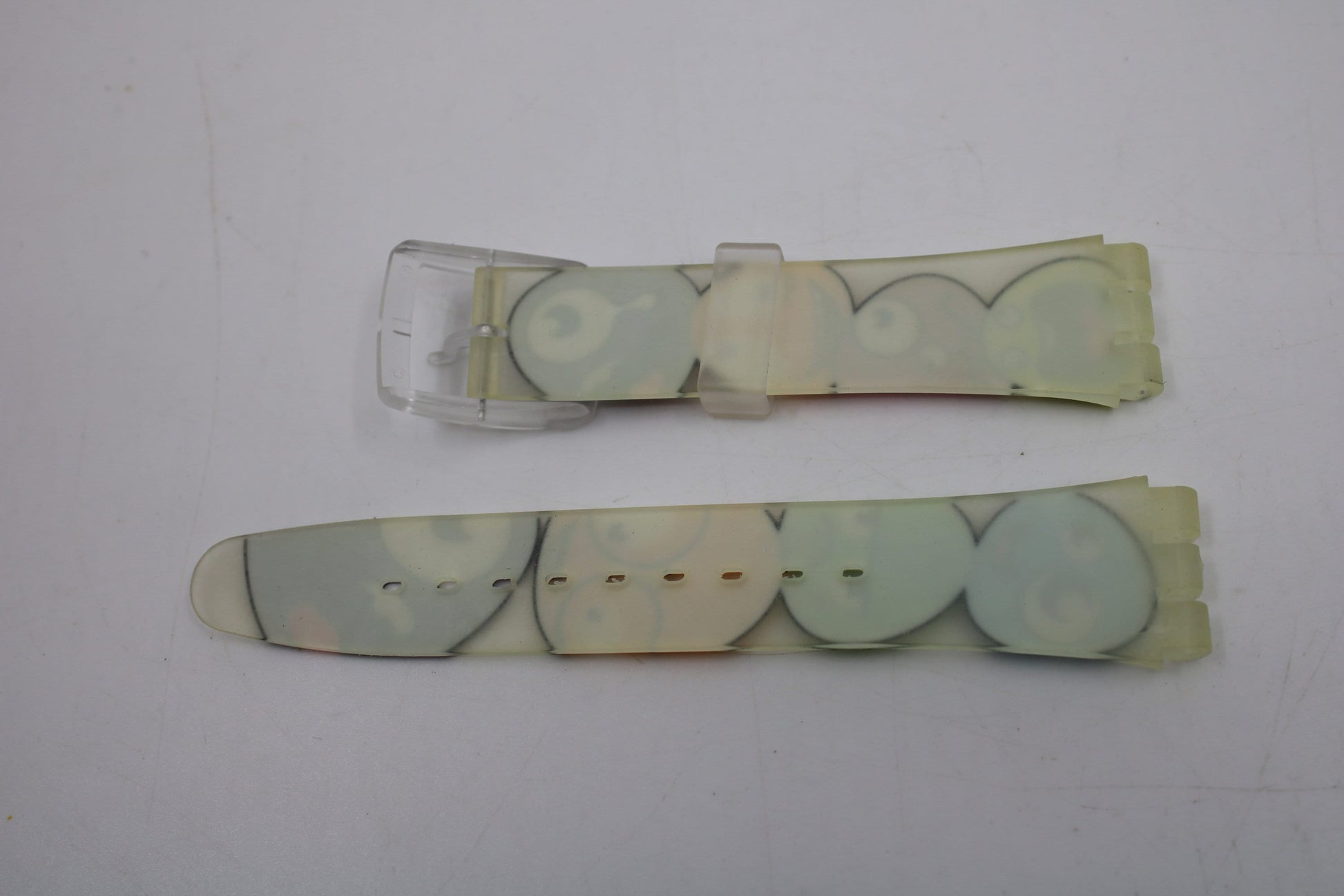 Vintage Swatch 'Jelly in Jelly' Strap, 'Pop Wave', SUJK108, 19mm, NEW OLD STOCK, Never Used