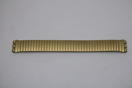 1997, Vintage Swatch Matt Gold Flex Strap, 17mm, New Old Stock, Never Worn, 'Monocular', GK717