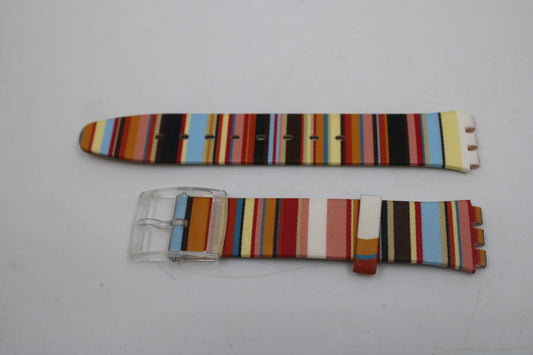 Vintage Swatch Skin Strap, 'Mille Linie', SFK140, New Old Stock, never worn
