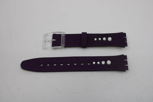 Vintage Swatch Skin Strap, 'Flower Track', SFK278, New Old Stock, never worn