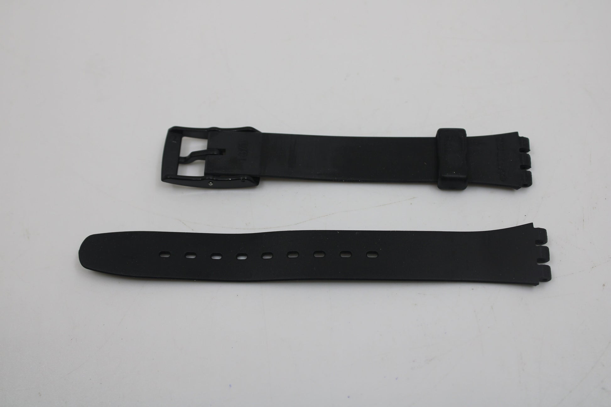 Vintage Swatch Strap, Black in colour, 12mm, Ladies, New Old Stock