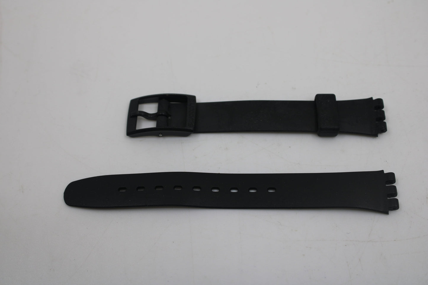Vintage Swatch Strap, Black in colour, 12mm, Ladies, New Old Stock