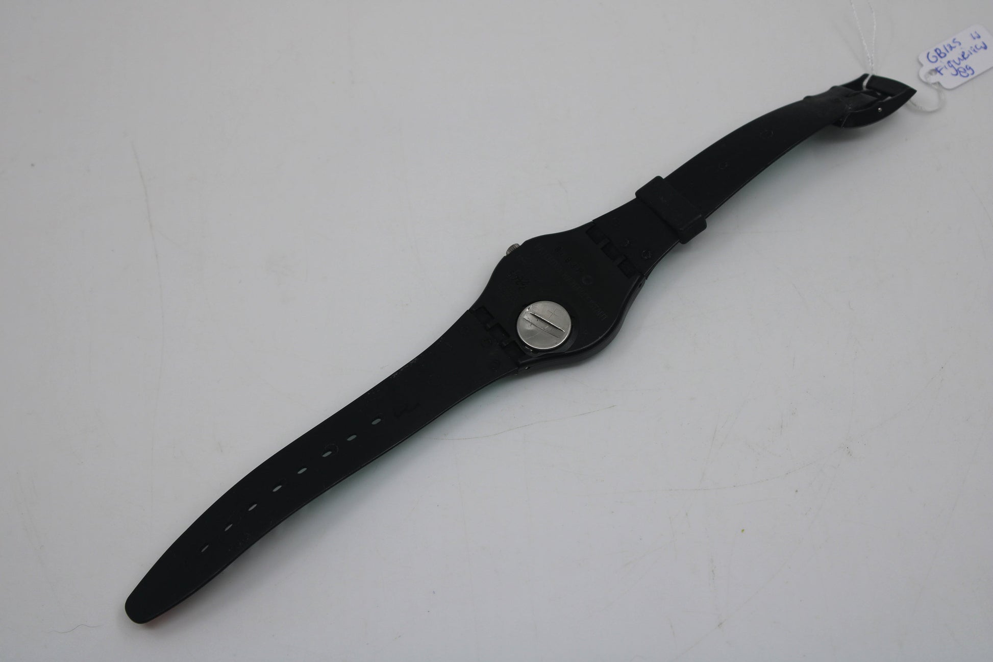 1989, Vintage Gents Swatch, 'Figueiras' GB125, VERY nice, used condition, original strap, working 100%, READ description