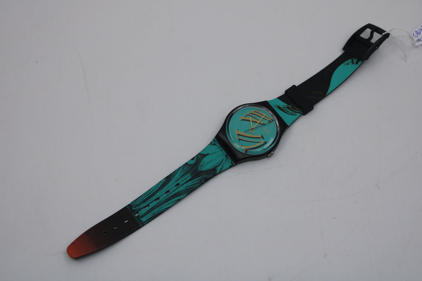 1989, Vintage Gents Swatch, 'Figueiras' GB125, VERY nice, used condition, original strap, working 100%, READ description