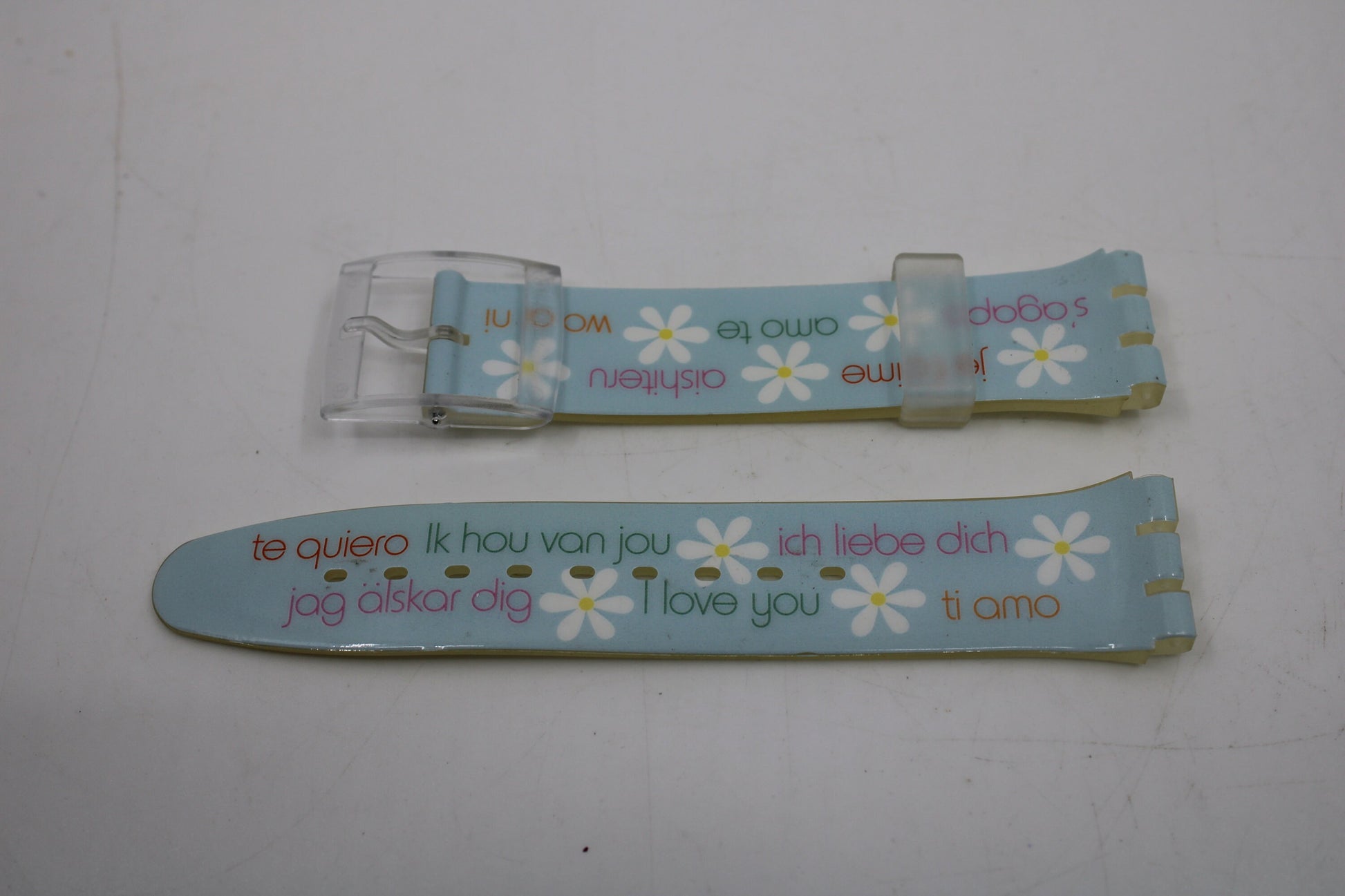 Vintage Swatch 'Touch Game' Strap, 'French Lover', STGK100, 19mm, NEW OLD STOCK, Never Used