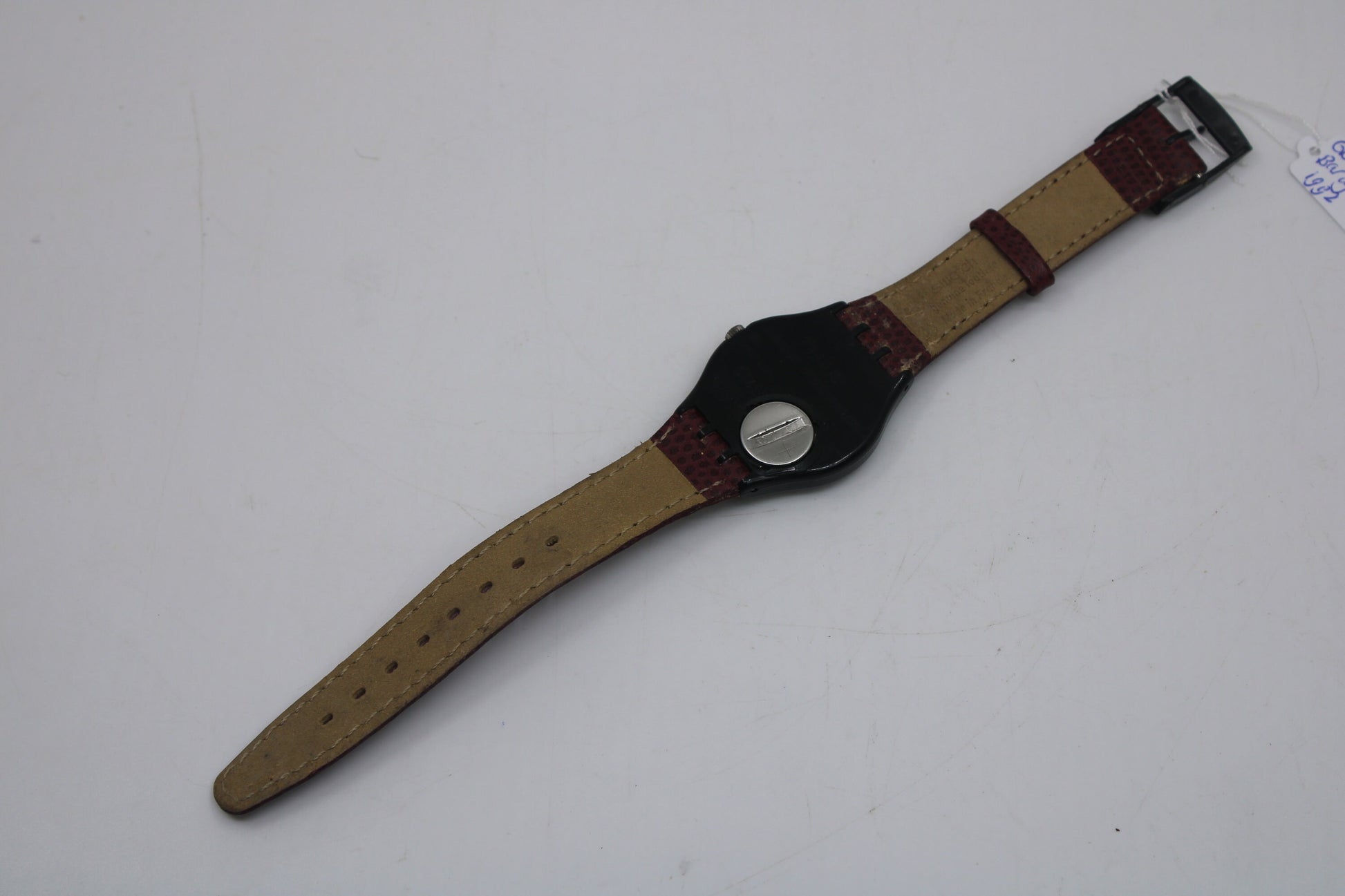 1992 Vintage Gents Swatch 'Barajas' GB416, NO box, very good condition, working 100% original strap