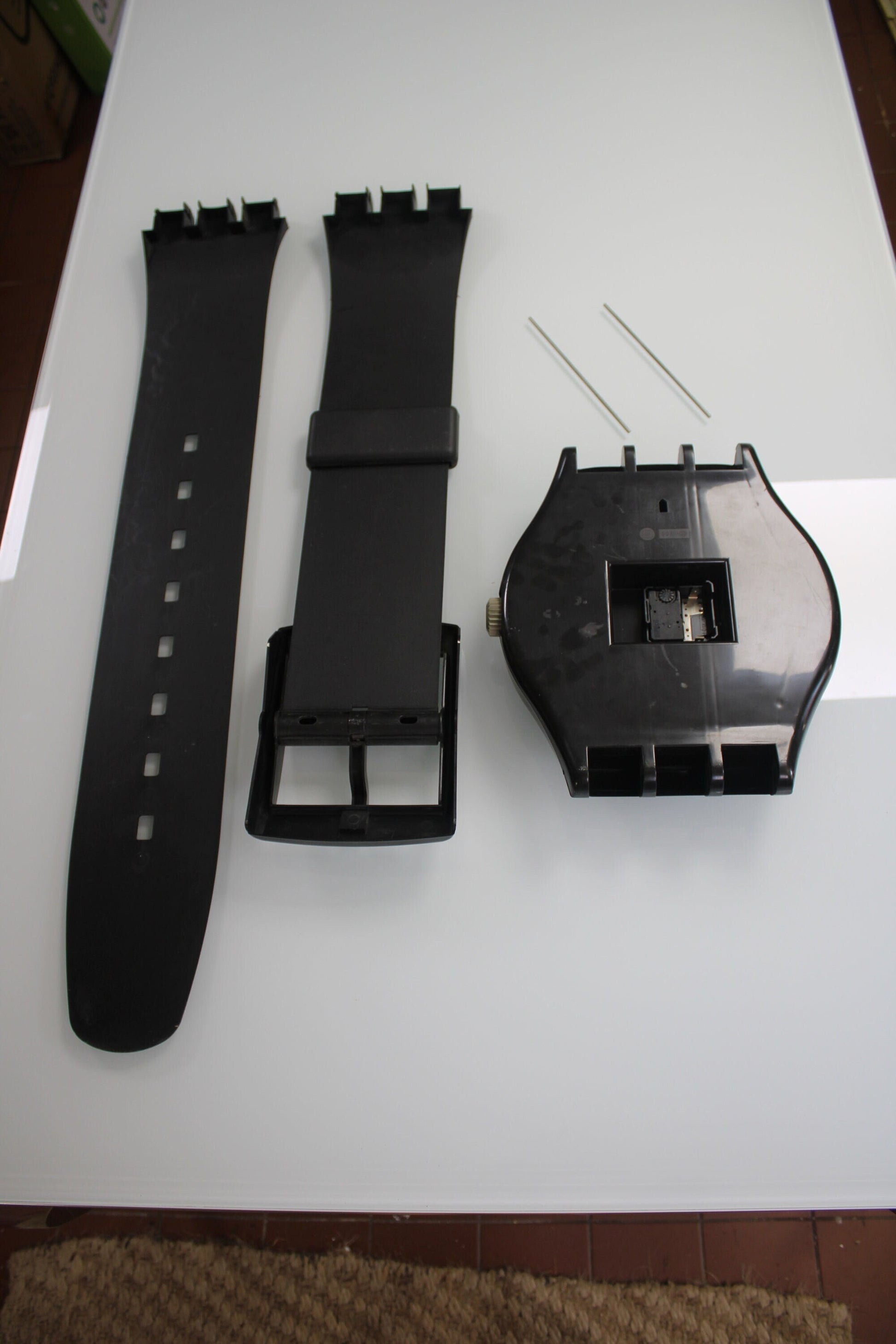 VERY GOOD condition 1987 Maxi Swatch, &#39;Vulcano&#39;, MGB114 unique, original clockwork